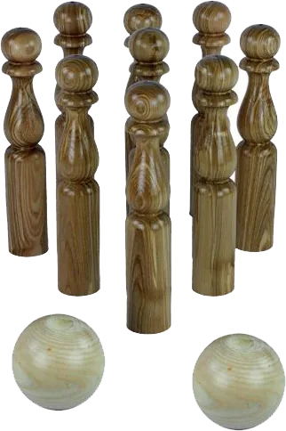 Jeu de quilles en bois